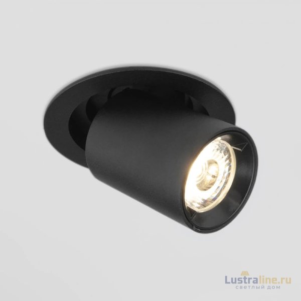 Встраиваемый светодиодный спот Elektrostandard 9917 LED 10W 4200K черный матовый 4690389161681 Встраиваемый светодиодный спот Elektrostandard 9917 LED 10W 4200K черный матовый 4690389161681