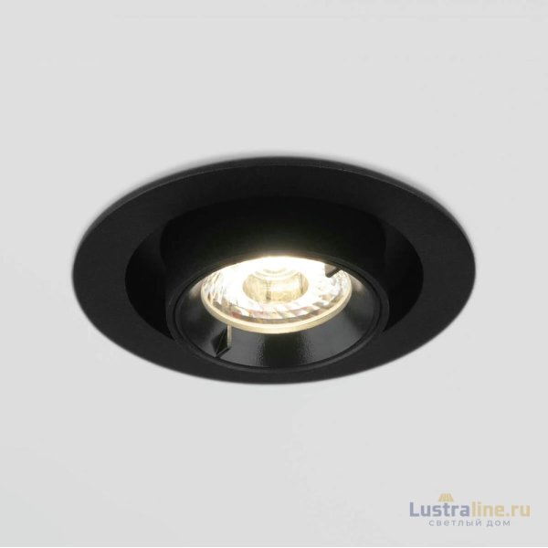 Встраиваемый светодиодный спот Elektrostandard 9917 LED 10W 4200K черный матовый 4690389161681 Встраиваемый светодиодный спот Elektrostandard 9917 LED 10W 4200K черный матовый 4690389161681