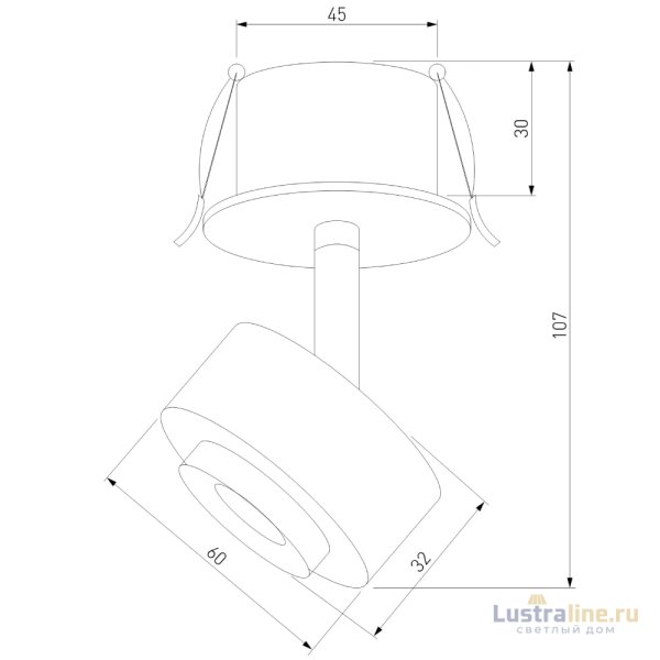 Встраиваемый спот Elektrostandard Only 4690389198564 a064253 Встраиваемый спот Elektrostandard Only 4690389198564 a064253