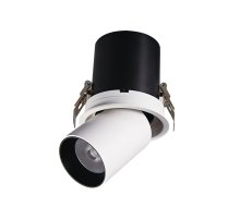 Встраиваемый спот Delight Collection DA3003RR white/black