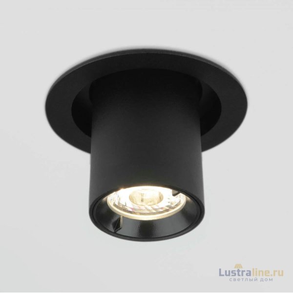 Встраиваемый светодиодный спот Elektrostandard 9917 LED 10W 4200K черный матовый 4690389161681 Встраиваемый светодиодный спот Elektrostandard 9917 LED 10W 4200K черный матовый 4690389161681