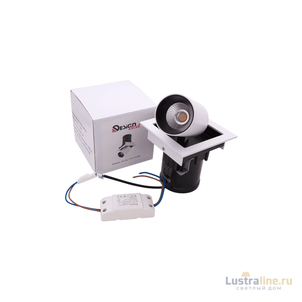 Спот DesignLed SPL-SQ1-12-WW 002329
