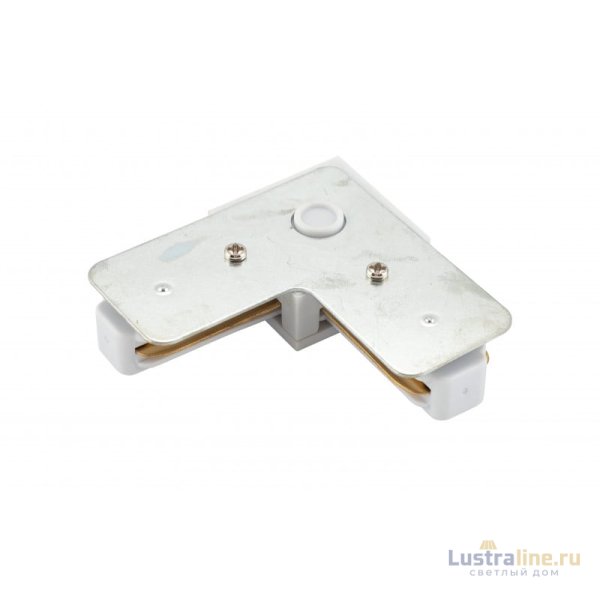 Коннектор L-образный Denkirs DK Track White TR1102-WH