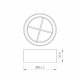 Решетка антибликовая Arlight LGD-ANTIGLARE-GRILLE-R85 (WH) 046756