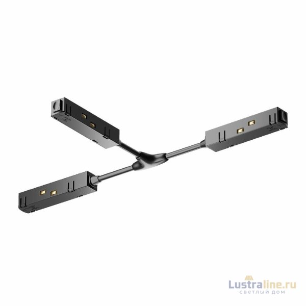 T-образный коннектор питания для магнитного шинопровода Maytoni Technical Magnetic track system Gravity TRA004CWT-22B