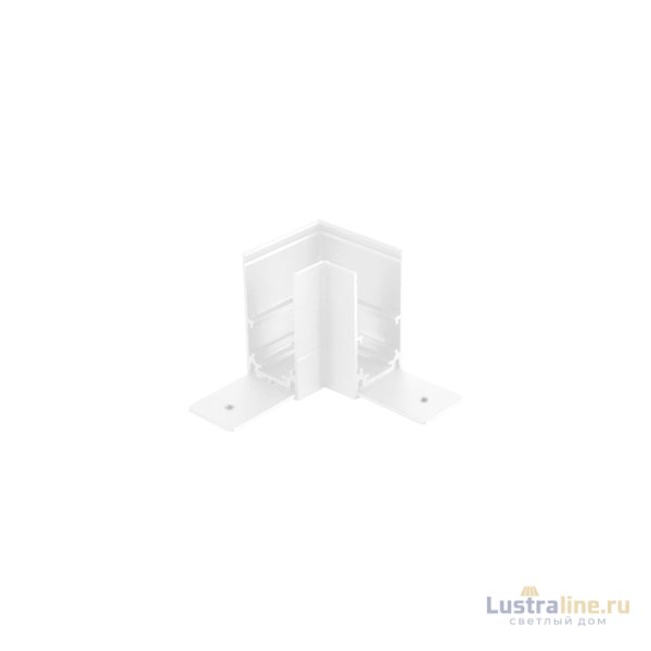 Угловой cоединитель для магнитного накладного шинопровода Crystal Lux Space CLT 0.213 04 WH