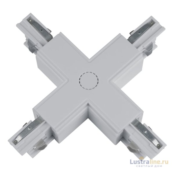 Коннектор Uniel UBX-A41 SILVER 1 POLYBAG