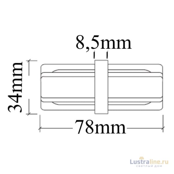 Соединитель линейный (однофазный) Crystal Lux CLT 0.211 CLT 0.211 06 WH