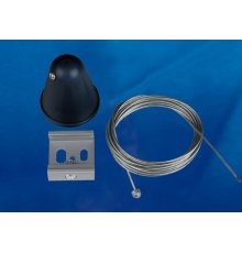 Набор для подвесного монтажа шинопроводов (UL-00003666) Uniel UFB-H41 Black 1 Polybag