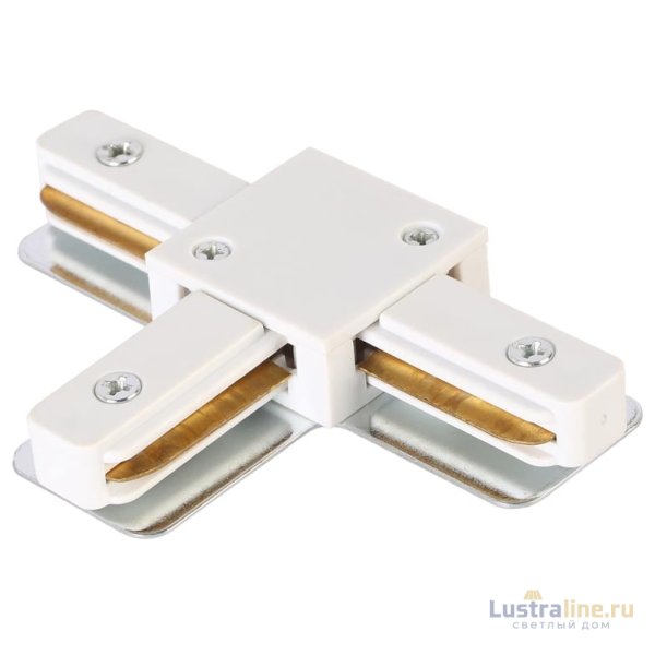 Коннектор T-образный Crystal Lux CLT 0.211 08 WH