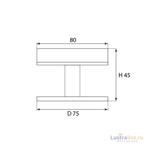 Адаптер к треку для светильников IT02-005, IT02-010 Italline IT08-8016 black