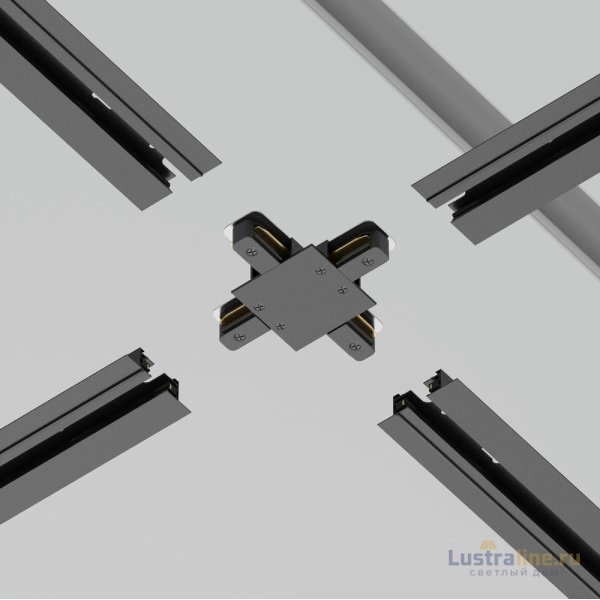 Коннектор X-образный Maytoni Accessories for tracks TRA002CX-11B Коннектор X-образный Maytoni Accessories for tracks TRA002CX-11B