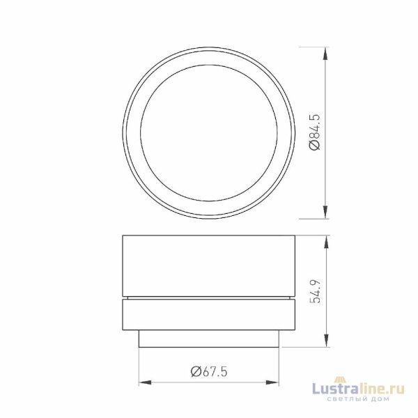Насадка с изменяемым углом Arlight LGD-ZOOMLENS-R85 046748