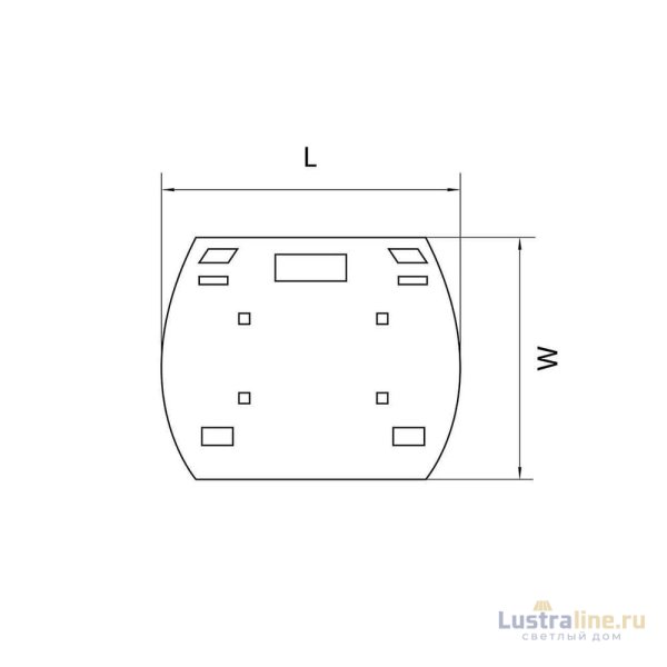 Заглушка Lightstar Barra 504166