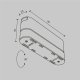 Адаптер к трековому светильнику Maytoni Magnetic track system Radity TRA084FC-11SW