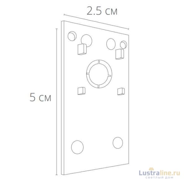 Коннектор-заглушка Arte Lamp Linea-accessories A482033 Коннектор-заглушка Arte Lamp Linea-accessories A482033