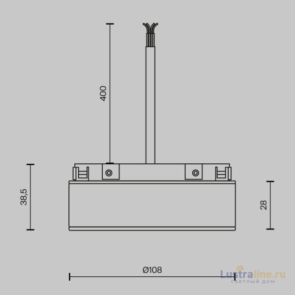 Блок питания встраиваемый Maytoni Basity DC48В 2A IP54 TRA172DR-100W-DS-B