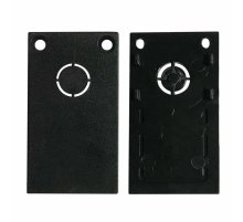Комплект заглушек торцевых для накладного шинопровода iLedex Vision END CAP 4822-025-BK (2 шт)