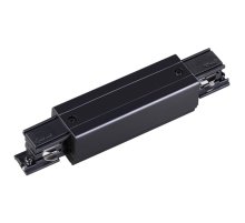 Коннектор прямой Novotech track black 3phase 135051