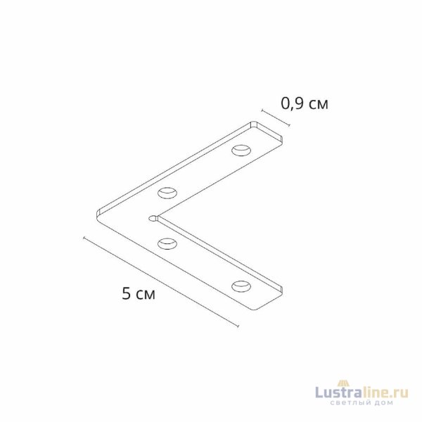 Коннектор угловой для шинопровода Arte Lamp Linea-accessories A484405L Коннектор угловой для шинопровода Arte Lamp Linea-accessories A484405L