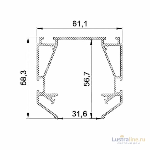 Профиль IMEX Smart line IL.0050.3400-2-AL
