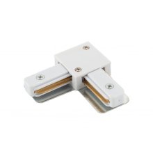 Коннектор L-образный Denkirs DK Track White TR1102-WH