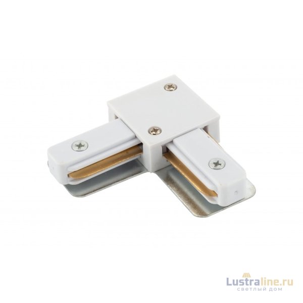 Коннектор L-образный Denkirs DK Track White TR1102-WH