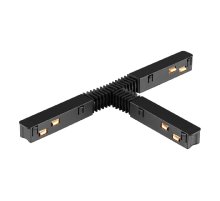 Соединитель гибкий токопроводящий T-образный для низковольтного шинопровода Novotech Flum 135176 Соединитель гибкий токопроводящий T-образный для низковольтного шинопровода Novotech Flum 135176