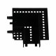 Коннектор Reluce RL 06202 corner connector BK
