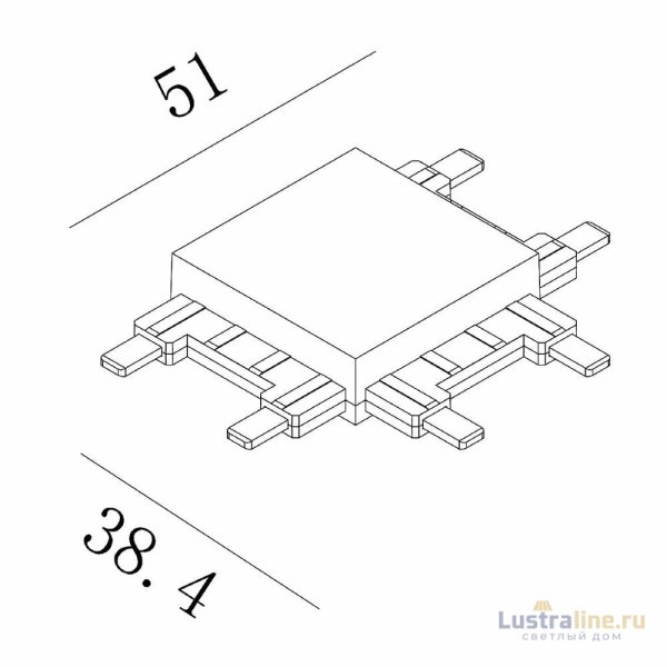 Коннектор SWG PRO CN-SLIM-BL-T 022074