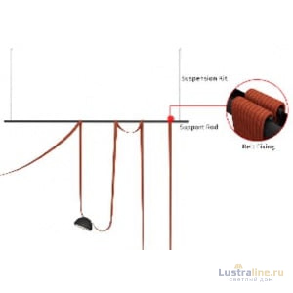 Опорная штанга для подвесного монтажа ST Luce Band ST412.409.01