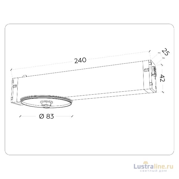 Крепеж для корпуса Ambrella Light DIY Spot A2541