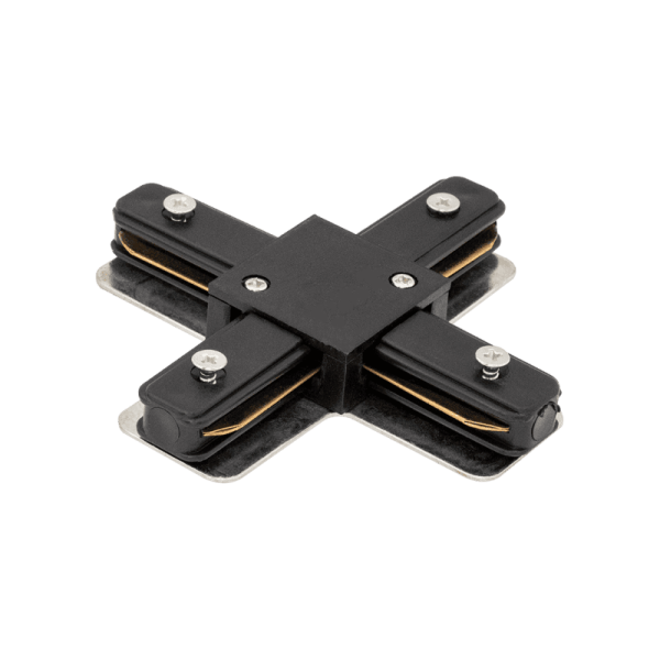 X-коннектор для однофазного трека DesignLed CN2-BL-X 003727