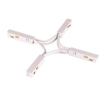 Соединитель гибкий токопроводящий X-образный для низковольтного шинопровода Novotech Flum 135177