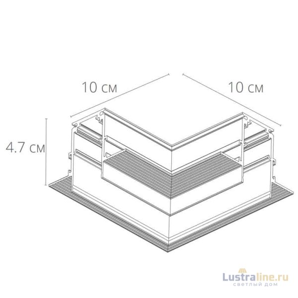 Коннектор L-образный Arte Lamp Linea-accessories A480733
