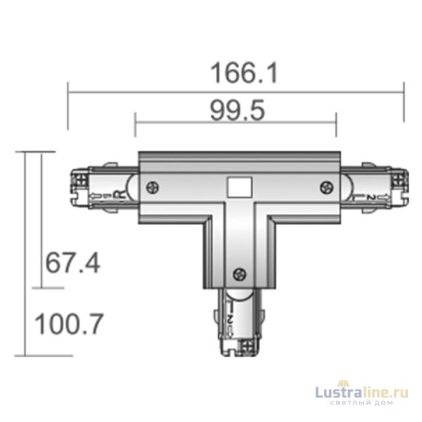 Т-соединитель Deko-Light D Line 710032