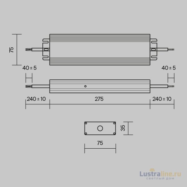 Блок питания Maytoni Power Supply Magnetic PSL008-250W-48V-IP67