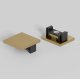 Заглушка для накладного шинопровода латунь (2 шт.) Elektrostandard Line Magnetic 85230/00 4690389213861 a069645