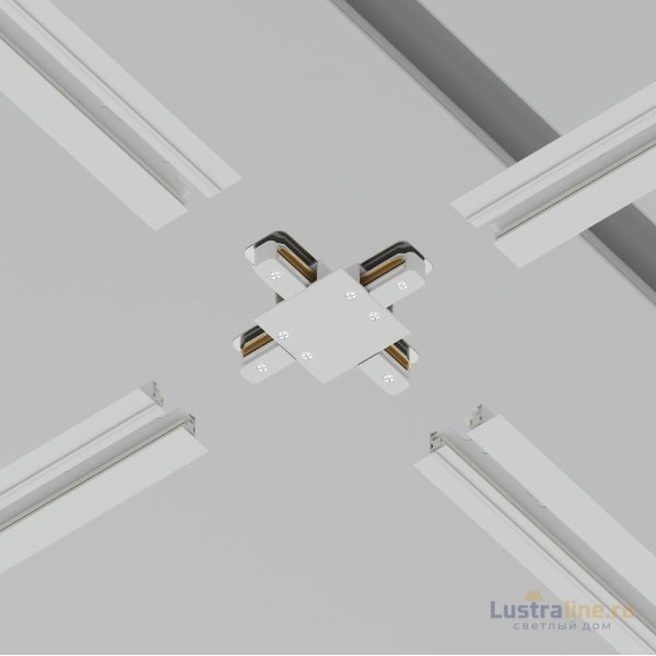 Коннектор X-образный Maytoni Accessories for tracks TRA002CX-11W Коннектор X-образный Maytoni Accessories for tracks TRA002CX-11W