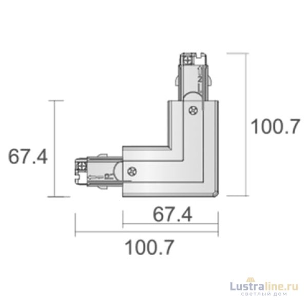 L-соединитель Deko-Light D Line 710036