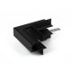 Коннектор угловой внутренний для встраиваемого шинопровода Elektrostandard Slim Magnetic 4690389178986