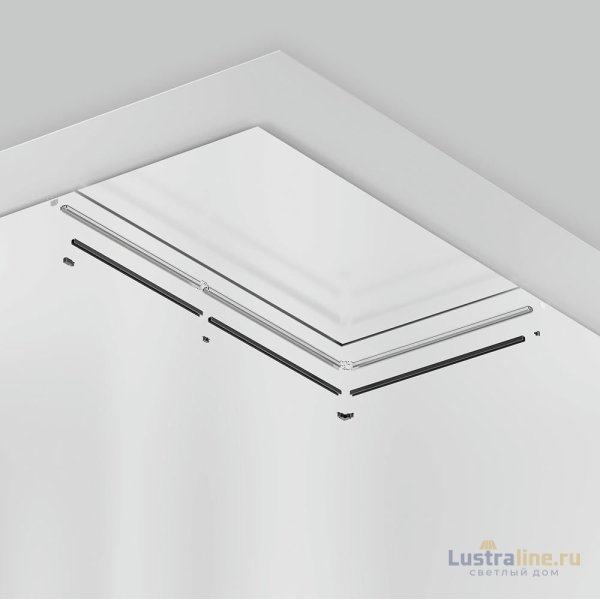 Профиль для монтажа Maytoni Three phase track system Trinity TRA005MP-312S Профиль для монтажа Maytoni Three phase track system Trinity TRA005MP-312S