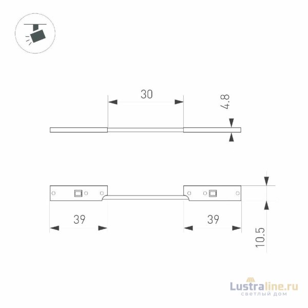 Коннектор гибкий Arlight MAG-MICROCOSM-CON-FLEX-POWER (BK) 043240