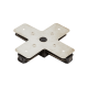 X-коннектор для однофазного трека DesignLed CN2-BL-X 003727