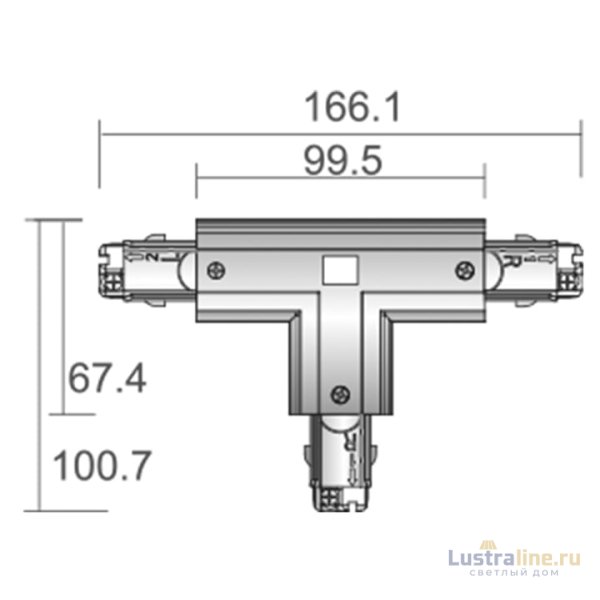 Т-соединитель Deko-Light D Line 710027