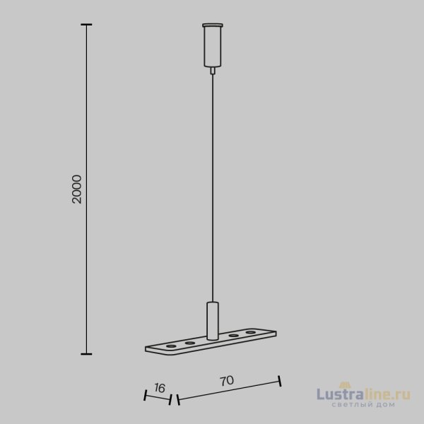 Тросовый подвес Maytoni Basity TRA172SW-R-1B
