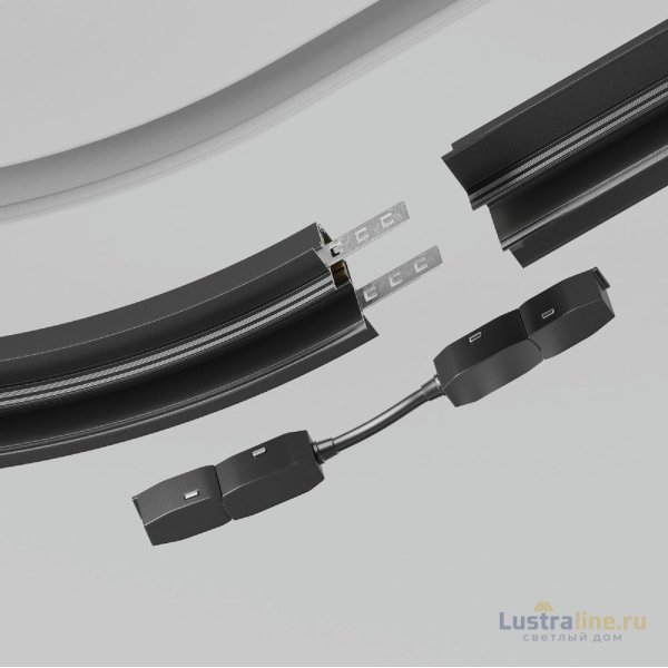 Коннектор для шинопровода Maytoni Magnetic track system Exility TRA034CS-B Коннектор для шинопровода Maytoni Magnetic track system Exility TRA034CS-B