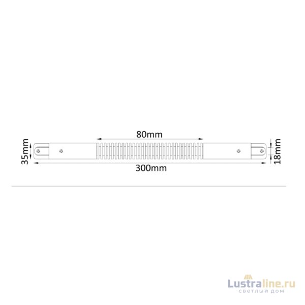 Соединитель гибкий (однофазный) Crystal Lux CLT 0.211 CLT 0.211 05 BL