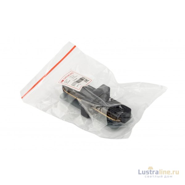Коннектор прямой Denkirs DK Track Black TR1101-BK