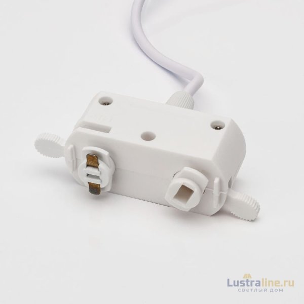 Крепление для однофазного трека с шнуром Lumker VL-M8-WH 010756